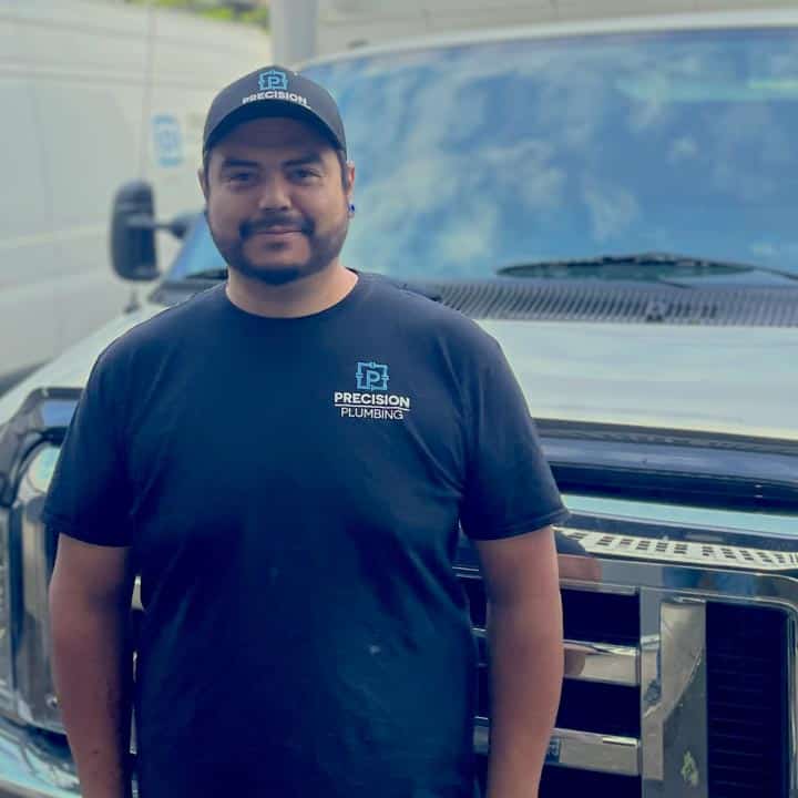 Roy Alaniz, journeyman plumber at Precision Plumbing
